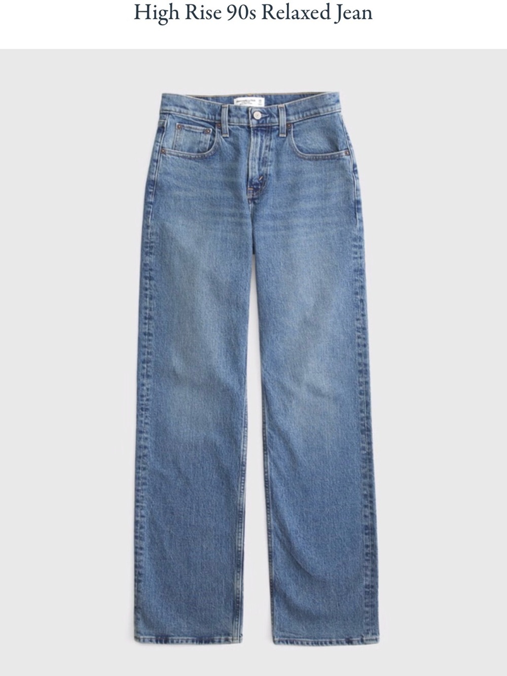 A&F NEW Women’s High-Rise 90s Relaxed Jeans